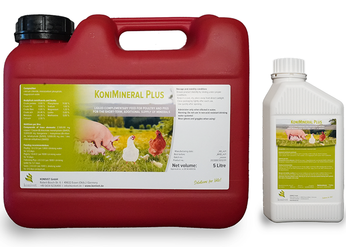KoniMineralPlus-Flasche-Kanister KoniMineral Plus Gebinde